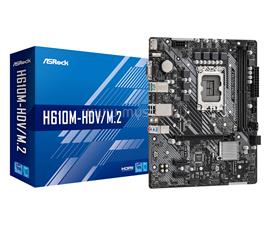 ASROCK alaplap H610M-HDV/M.2 (LGA1700, mATX) H610M-HDV/M.2 small