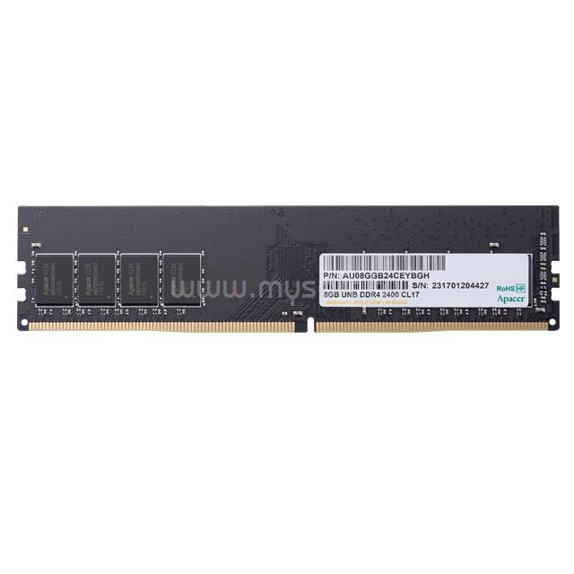 APACER DIMM memória 8GB DDR4 2400MHz CL17