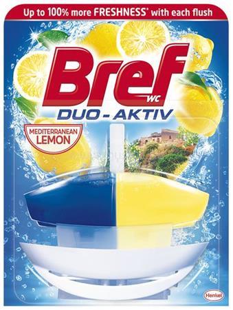 BREF WC illatosító gél, 50 ml, "Duo Aktiv", citrus