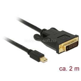 DELOCK kábel mini Displayport 1.1 male to DVI 24+1 male, 2m DL83989 small