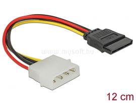 DELOCK 4 tűs apa (Molex) to SATA HDD (egyenes) hálózati kábel 60100 small