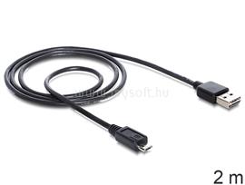 DELOCK EASY-USB 2.0 -A apa > USB 2.0 micro-B apa 2 m kábel DL83367 small