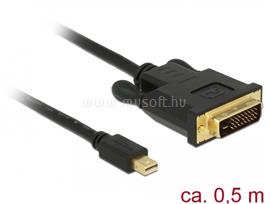 DELOCK Mini DisplayPort 1.1 dugó > DVI 24+1 dugó kábel 0,5 m DL83987 small