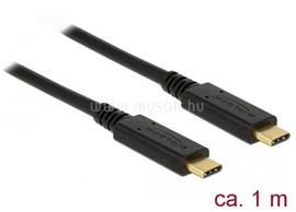 DELOCK kábel USB 3.1 Gen 2 Type-C male/male összekötő, 1m, 5A E-Marker DL85531 small