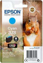 EPSON Singlepack Cyan 378 Claria Photo HD Ink C13T37824010 small