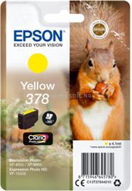 EPSON Singlepack Yellow 378 Claria Photo HD Ink C13T37844010 small