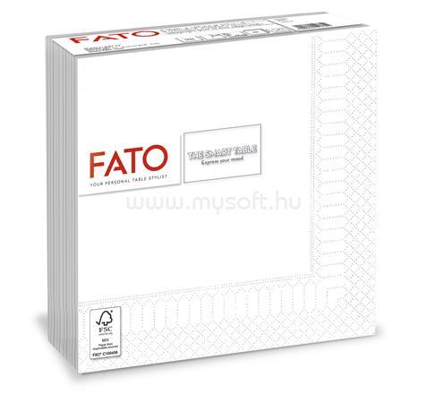 FATO Szalvéta, 1/4 hajtogatott, 33x33 cm, "Smart Table", fehér (50 db)