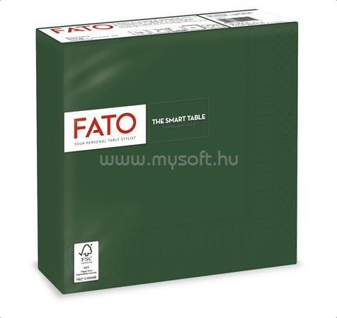 FATO Szalvéta, 1/4 hajtogatott, 33x33 cm, "Smart Table", zöld (50 db)