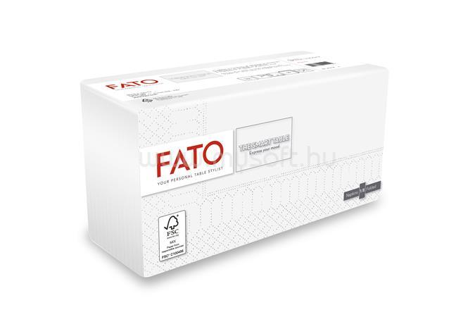 FATO Szalvéta, 1/8 hajtogatott, 33x33 cm, "Smart Table", fehér (50 db)