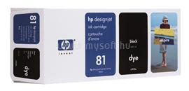 HP 81 680-ml Black Dye Ink Cartridge C4930A small