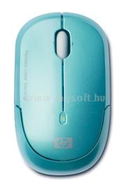 HP Turquoise Wireless Laser Mini Mouse KS736AA small