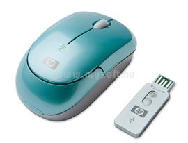 HP Turquoise Wireless Laser Mini Mouse KS736AA small