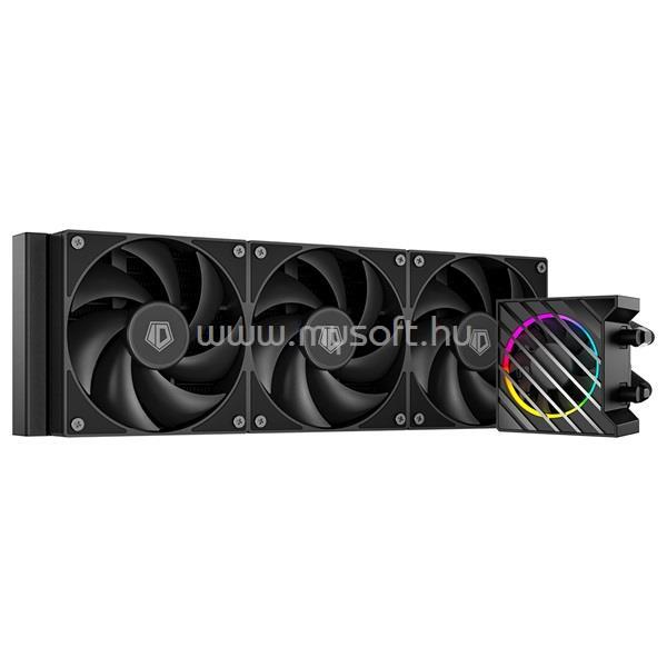 ID-COOLING DASHFLOW 360 XT LITE CPU vízhűtés (25dB; max. 132,94 m3/h; 3x12cm, fekete) [BEMUTATÓ DARAB]