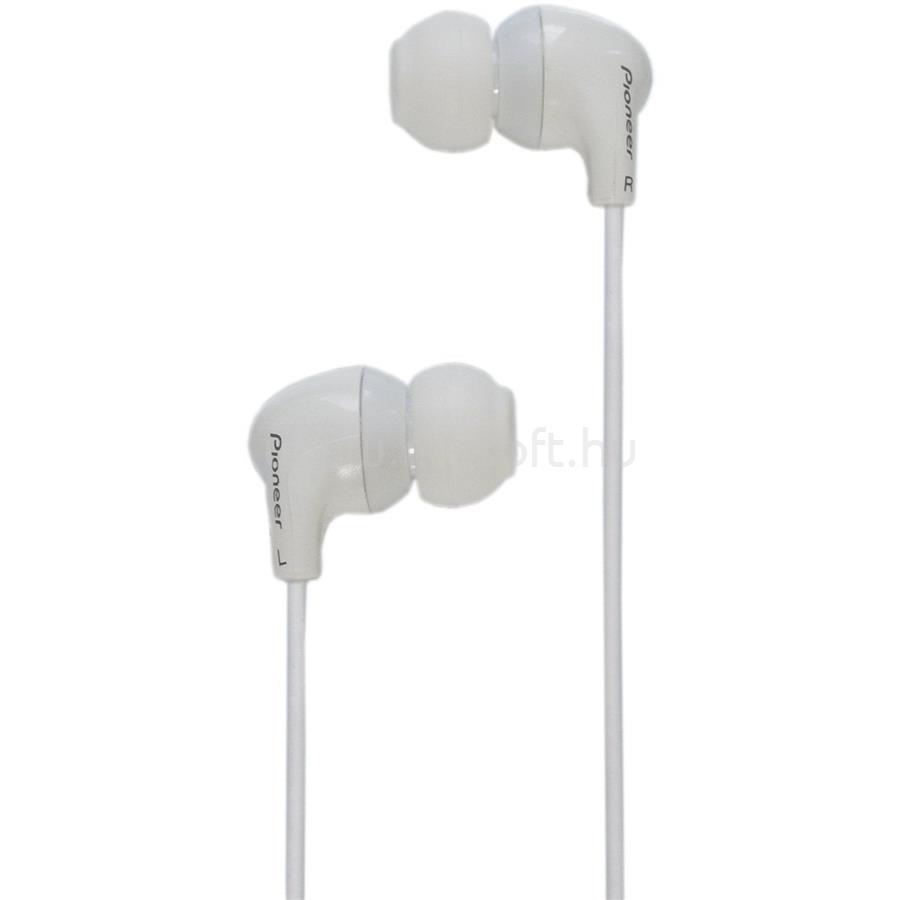 PIONEER SE-CL501T-W mikrofonos fehér fülhallgató