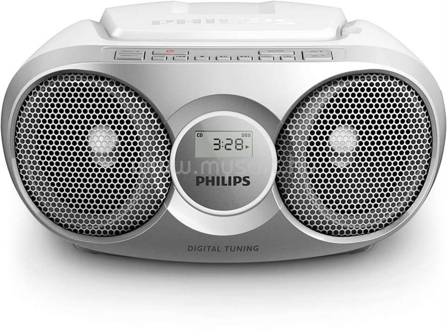 PHILIPS Philips AZ215S/12 hordozható ezüst CD-s rádió