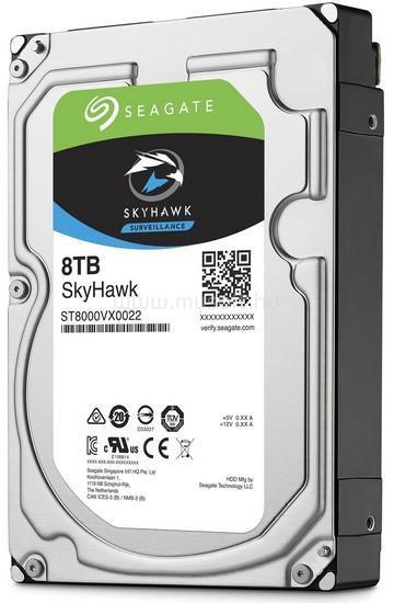 SEAGATE HDD 8TB 3,5" SATA 7200RPM 256MB SKYHAWK SURVEILLANCE