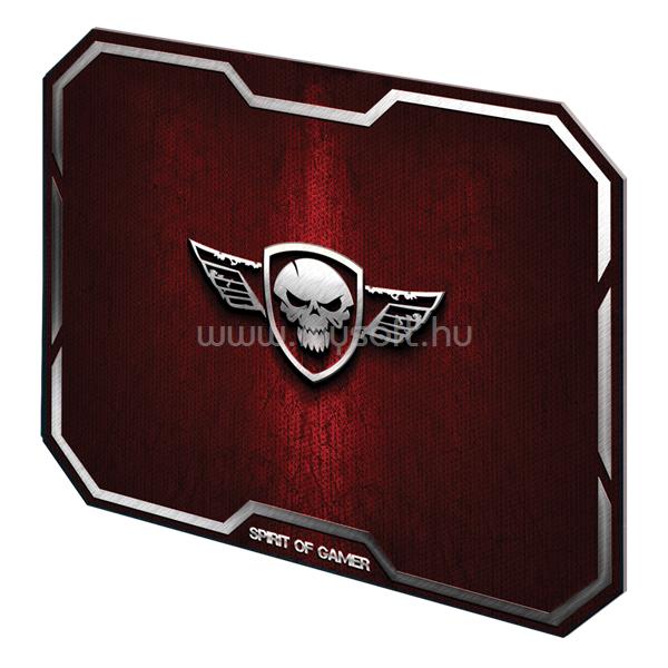 SPIRIT OF GAMER Egérpad - WINGED SKULL Red (295 x 235 x 3mm; piros)