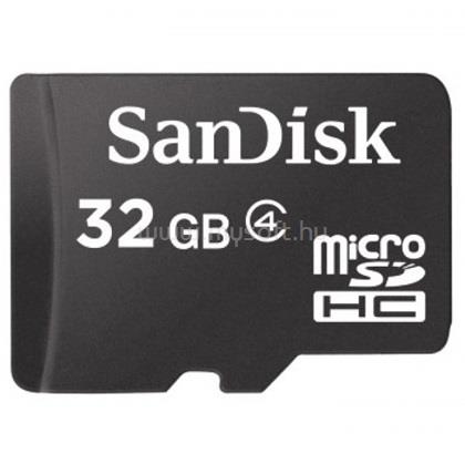 SANDISK microSDHC 32GB Class 4 memóriakártya