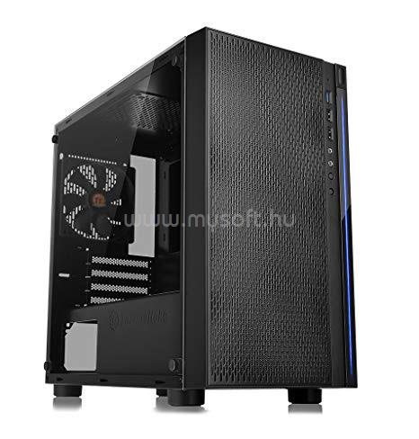 THERMALTAKE Versa H18 Fekete (Táp nélküli) ablakos mATX ház