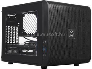 THERMALTAKE Core V21 Fekete (Táp nélküli)  mATX ház