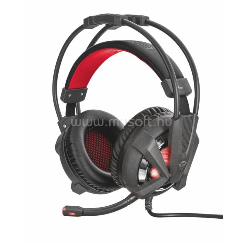 TRUST GXT 353 Verus Bass Vibration gamer USB headset