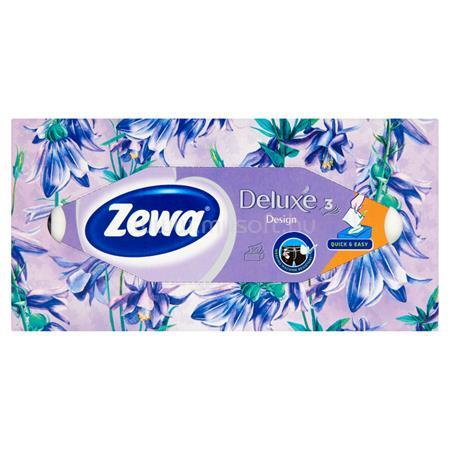 ZEWA Kozmetikai kendő, 3 rétegű, 90 db, "Family" illatmentes