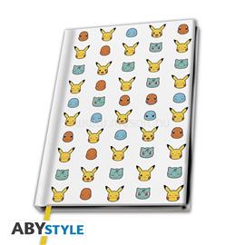 ABYSSE CORP Pokémon "Starters" A5 jegyzetfüzet ABYNOT083 small