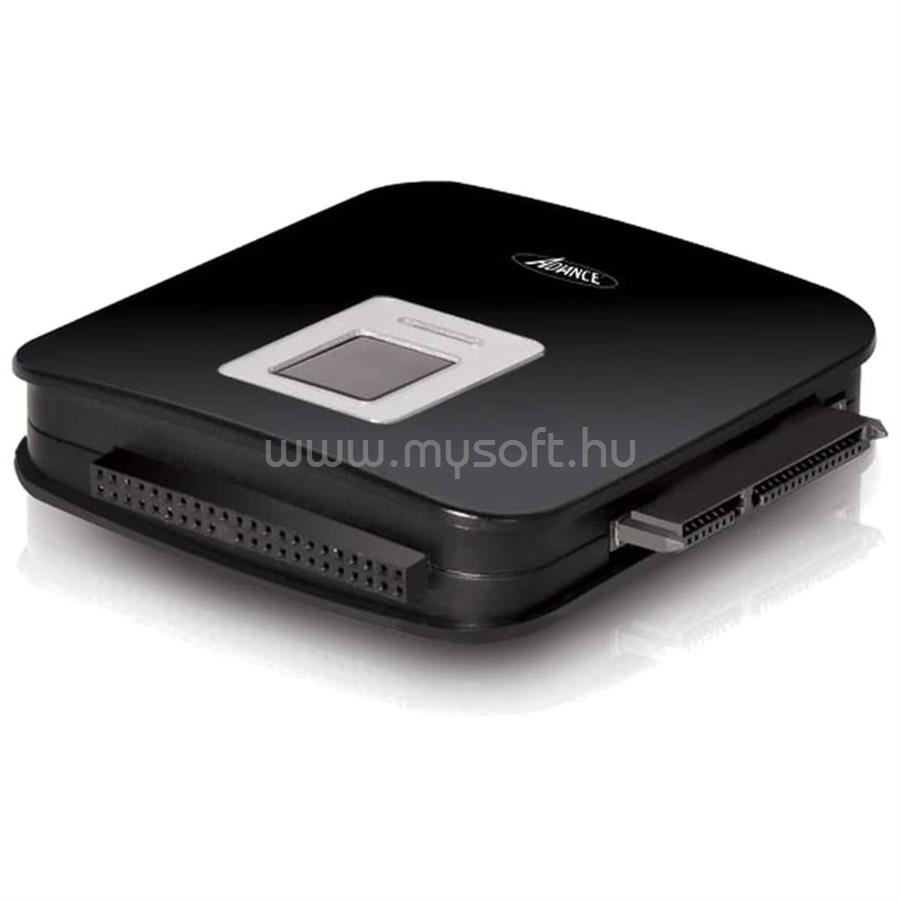 ADVANCE EASYPLUG 2.5" / 3.5" HDD/SSD dokkoló (USB-A3.0 to SATA/IDE, fekete)