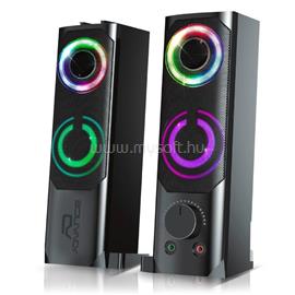 ADVANCE SOUNDPHONICS RGB 6W RMS hangszóró (2.0, 3,5mm Jack, RGB, fekete) SP-U900B small