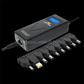 ADVANCE Universal Charger for Laptops notebook töltő (90W, 9 csatlakozó, automata feszültség érzékelés, LCD, fekete) CHG-110 small