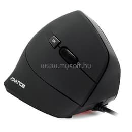 ADVANCE VERTICAL PLUS MOUSE vertikális vezetékes egér (1600 DPI, 6 gomb, ergonomikus, fekete) S-V185 small