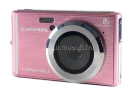 AGFAPHOTO Kompakt fényképezőgép 21 Mp 8x digitális zoom Lítium akkumulátor (rózsaszín) DC5200PK small