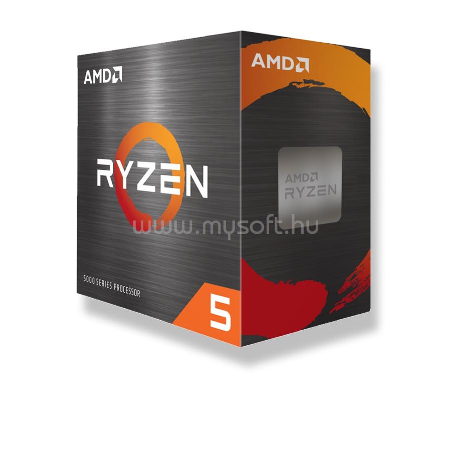 AMD RYZEN 5 5600T (6 Cores, 32MB Cache, 3.5 up to 4.5GHz, AM4) Dobozos, hűtéssel, nincs VGA