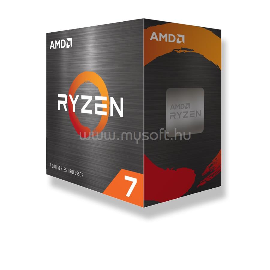 AMD RYZEN 7 5800XT (8 Cores, 32MB Cache, 3.8 up to 4.8GHz, AM4) Dobozos, hűtéssel, nincs VGA