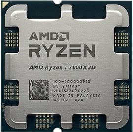 AMD Ryzen 7 7800X3D (8 Cores, 96MB Cache, 4.2 up to 5.0 GHz, AM5) OEM, hűtés nélkül 100-000000910 small