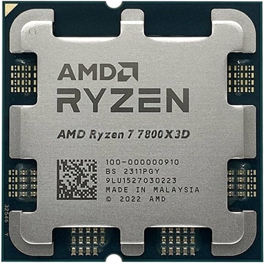 AMD Ryzen 7 7800X3D (8 Cores, 96MB Cache, 4.2 up to 5.0 GHz, AM5) OEM, hűtés nélkül