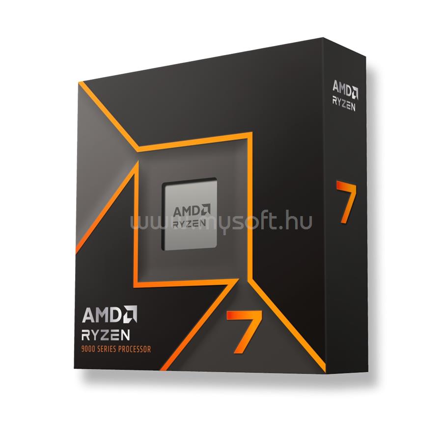 AMD RYZEN 7 9700X (8 Cores, 32MB Cache, 3.8 up to 5.5GHz, AM5) Dobozos, hűtés nélkül