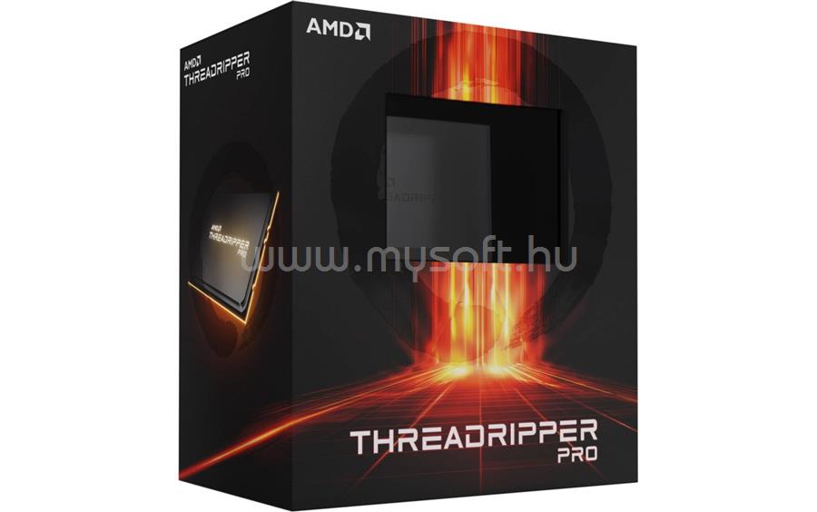 AMD Ryzen Threadripper PRO 7975WX (32 Cores, 128MB Cache, 4.0 up to 5.3 GHz, sTR5) Dobozos, hűtés nélkül, nincs VGA