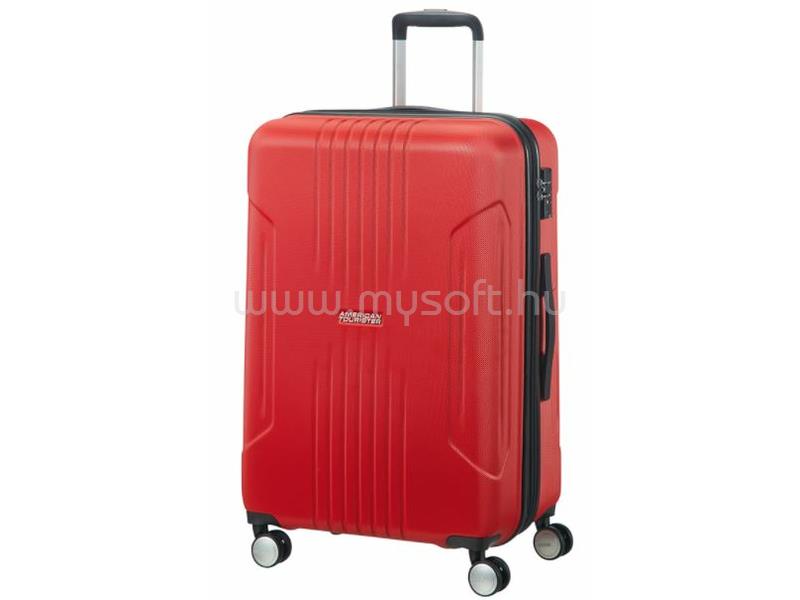 AMERICAN TOURISTER Tracklite kibővíthető TSA közepe sméretű bőrönd 68 cm (lángvörös)