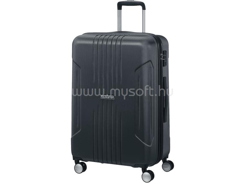 AMERICAN TOURISTER Tracklite kibővíthető TSA közepes méretű bőrönd 68 cm (sötétszürke)