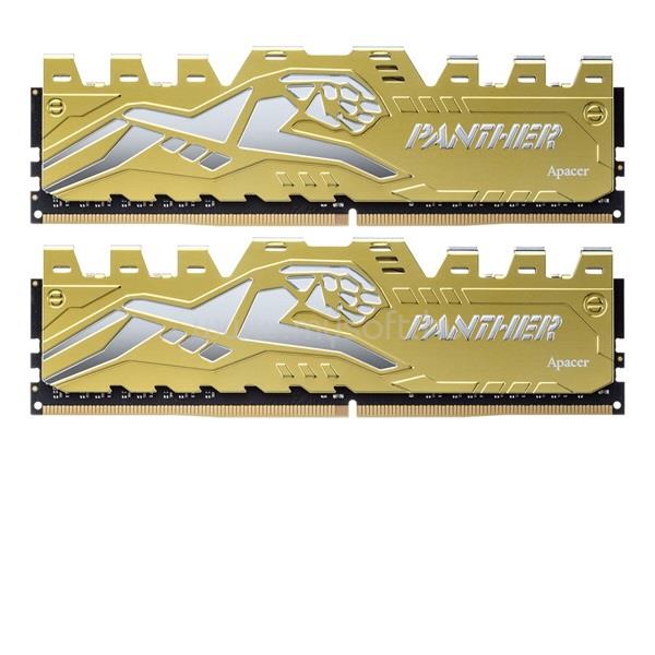 APACER DIMM memória 2X8GB DDR4 3200MHz CL16 Panther Golden