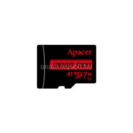 APACER MicroSD kártya - 128GB microSDXC UHS-I Class10 V10 A1 (R/W: 100/10 MB/s) + adapter AP128GMCSX10UB-R small