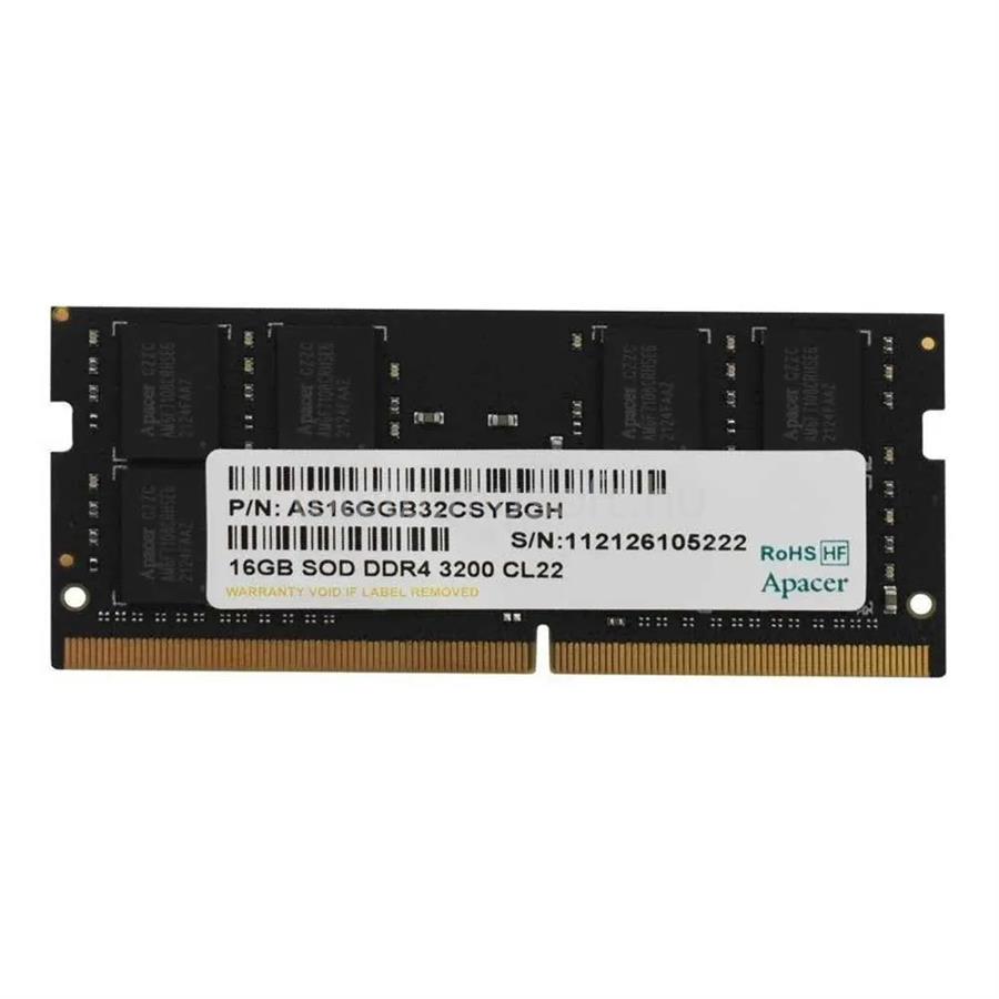 APACER SODIMM memória 16GB DDR4 3200MHz CL22