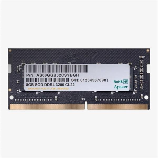 APACER SODIMM memória 8GB DDR4 3200MHz CL22