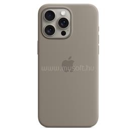 APPLE MagSafe-rögzítésű iPhone 15 Pro Max szilikontok (agyag) MT1Q3ZM/A small