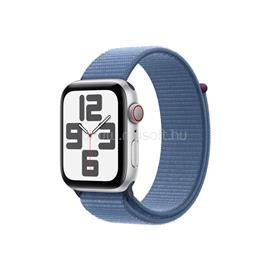 APPLE Watch SE 2 GPS + Cellular (40 mm) ezüst alumínium tok, télkék sportpánt MRGQ3QH/A small