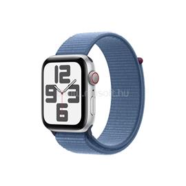 APPLE Watch SE 2 GPS + Cellular (44 mm) ezüst alumínium tok, télkék sportpánt MRHM3QF/A small