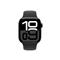 APPLE Watch Series 10 GPS (42mm) kozmoszfekete alumíniumtok, fekete sportszíj (M/L) MWWF3QF/A small