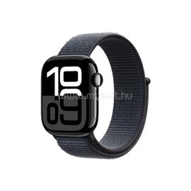 APPLE Watch Series 10 GPS (42mm) kozmoszfekete alumíniumtok, tinta sportpánt MWWG3QH/A small