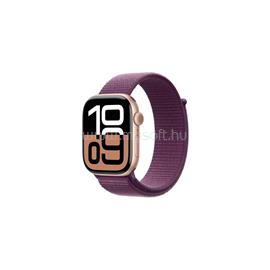 APPLE Watch Series 10 GPS (46mm) rozéarany alumíniumtok, szilva sportszíj  MWWV3QH/A small